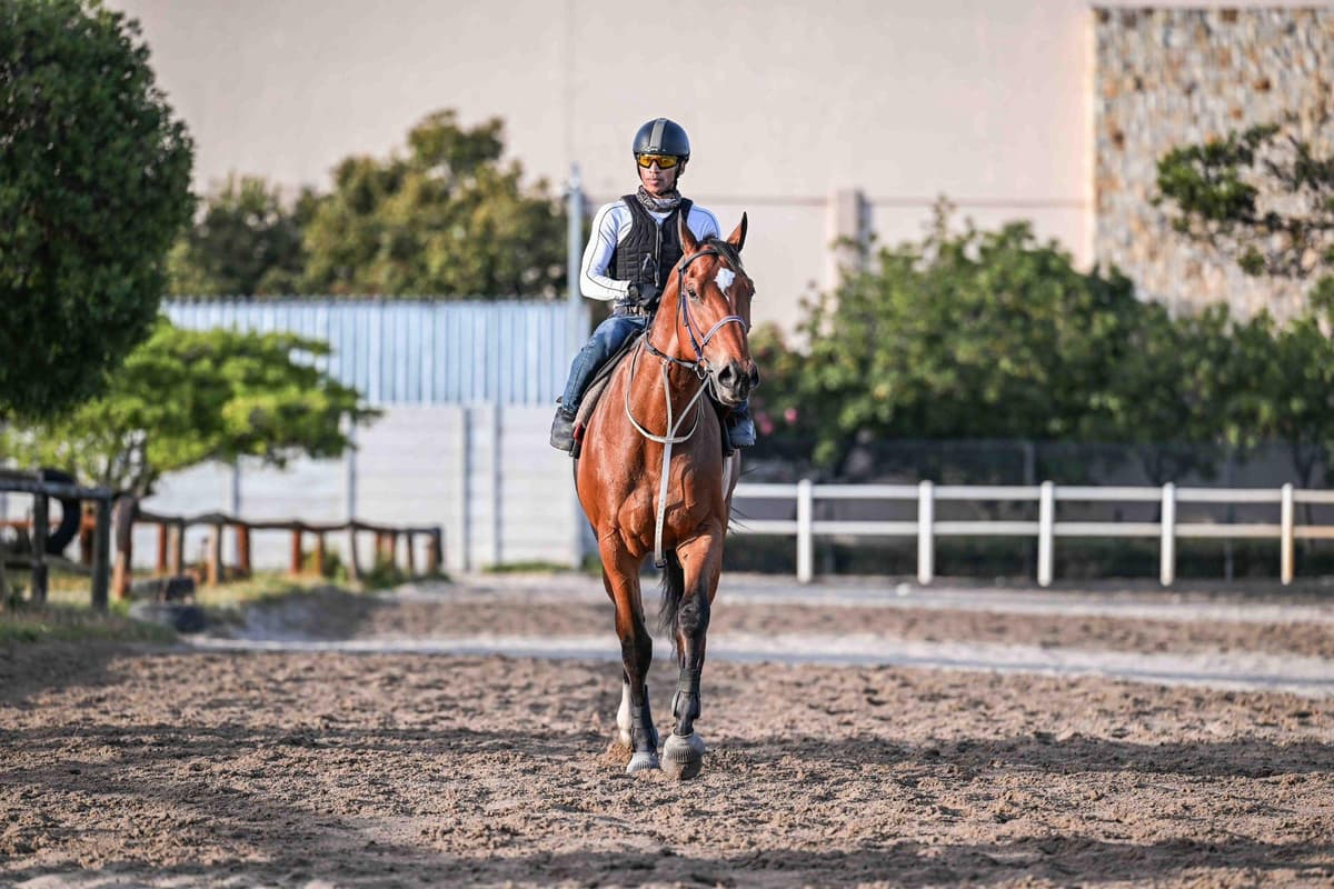 Two runners on Gold Cup Day