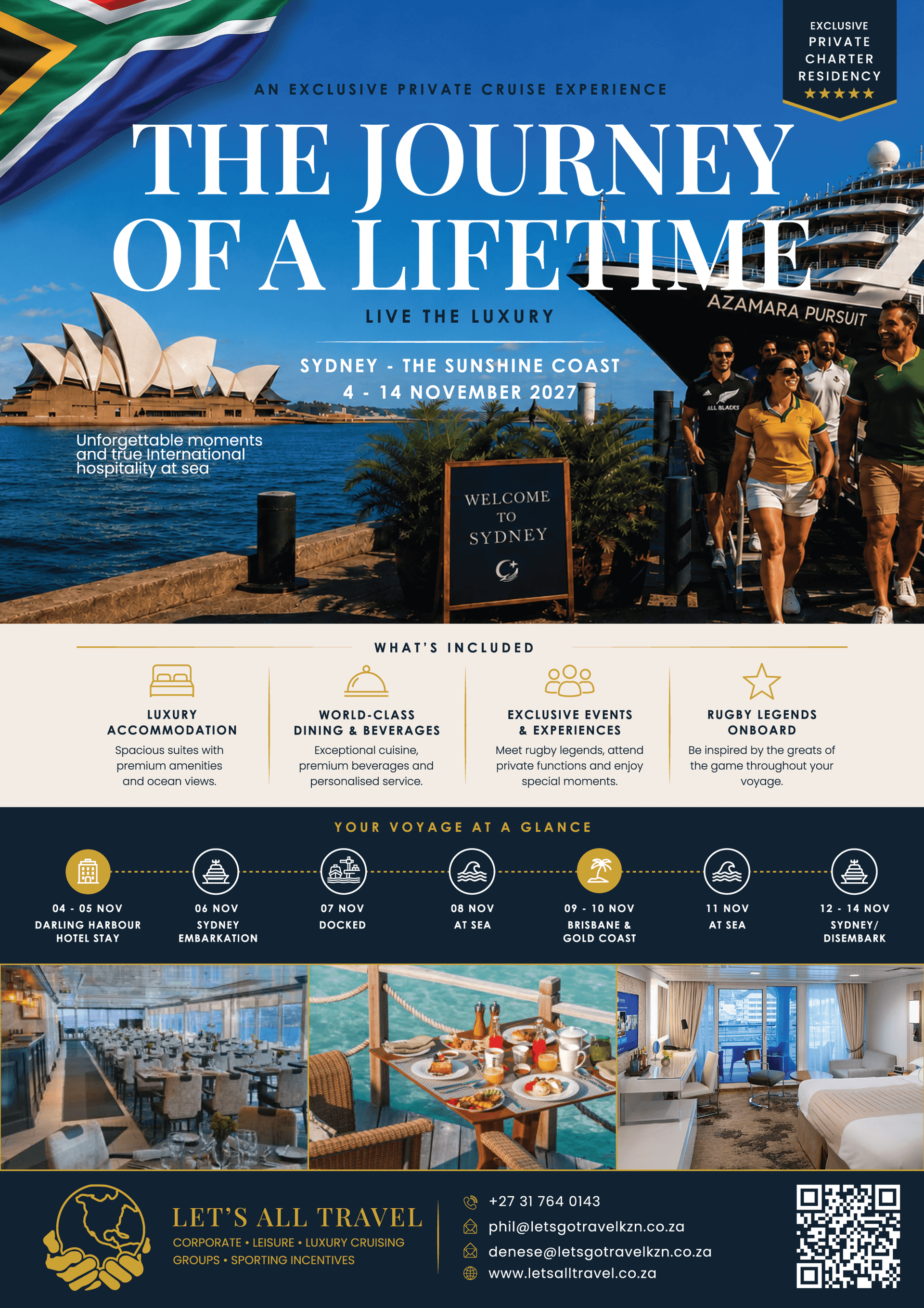 Join us on a luxury cruise!