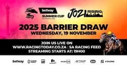 Betway Summer Cup Draw on Wednesday